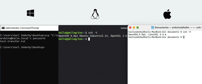 Подключение через SSH