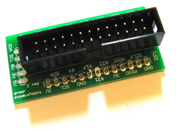 Припаивание 26-контактного коробчатого разъёма к плате — вид снизу