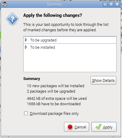 Установка пакетов