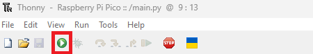 Thonny IDE — запуск кода