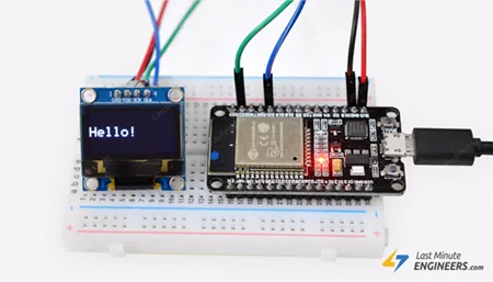 Подключение графического OLED дисплея к ESP32