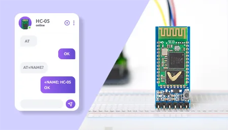 Настройка HC-05 с помощью AT-команд
