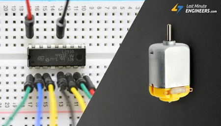 Управление двигателями постоянного тока с помощью микросхемы L293D и Arduino