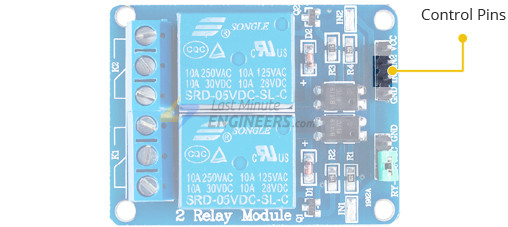 Подключение двухканального релейного модуля к Arduino