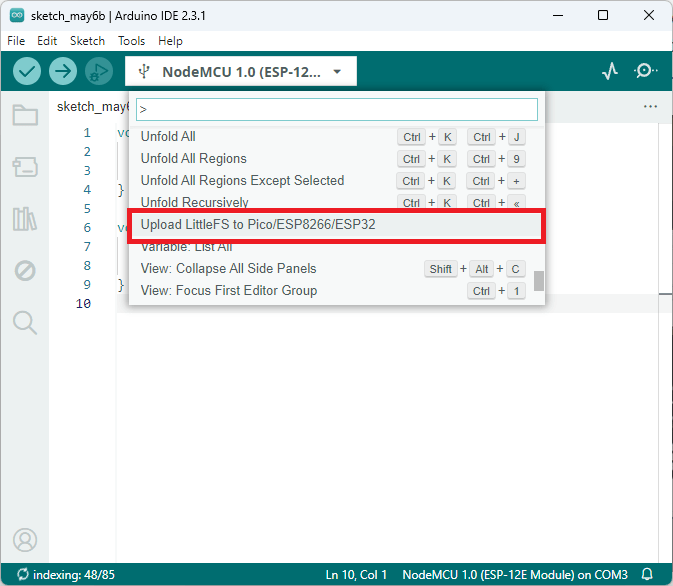 Загрузка LittleFS в Pico/ESP8266/ESP32