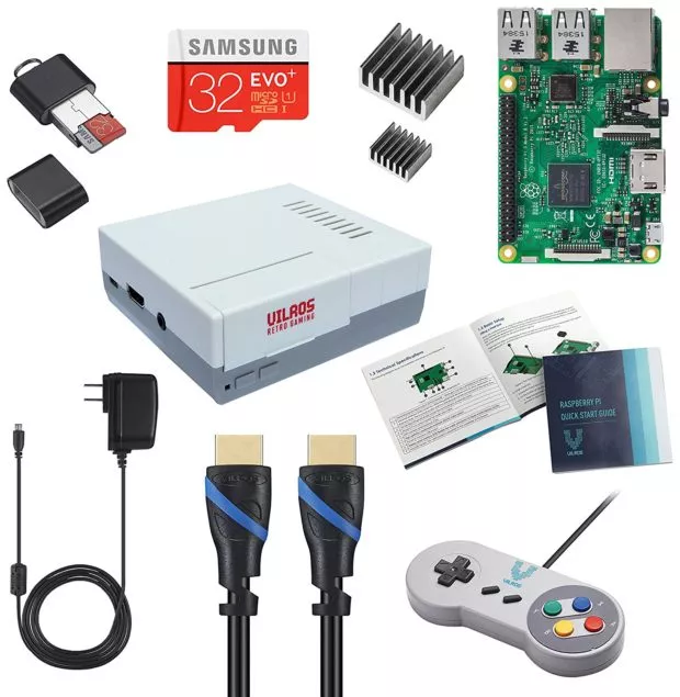 Vilros Raspberry Pi 3 RetroPie Arcade Gaming Kit