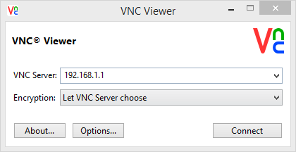 VNC Viewer — подключение