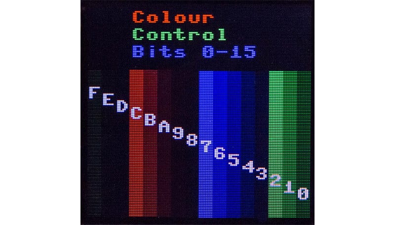 Управление цветом Waveshare LCD — пример 1