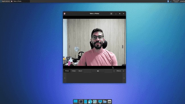 Приложение Cheese для веб-камеры