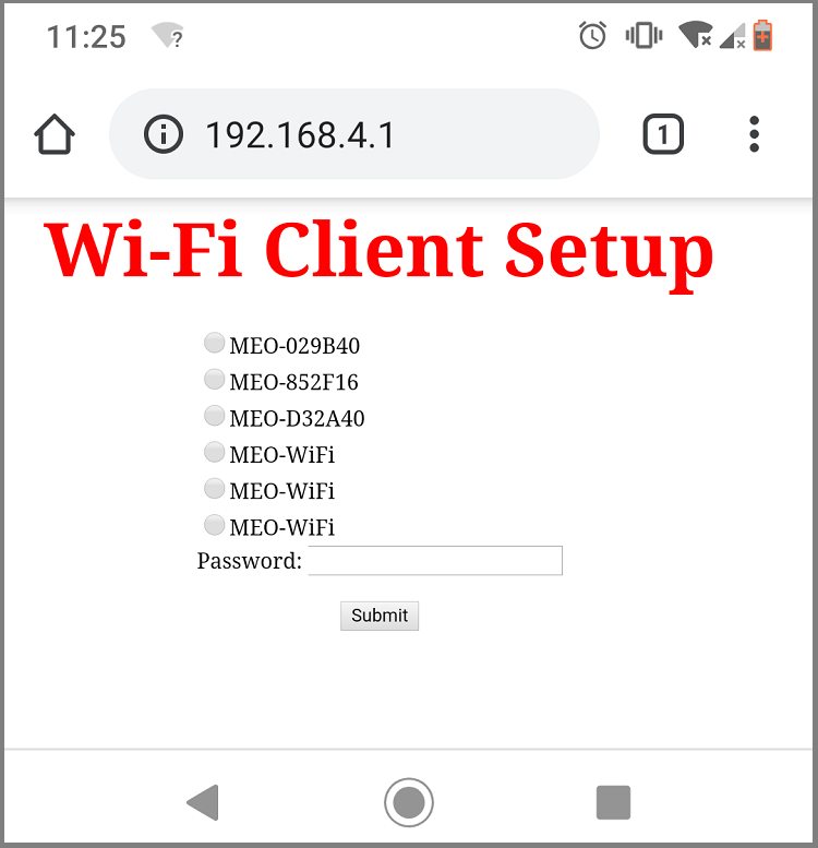 Настройка Wi-Fi клиента через WiFi Manager MicroPython