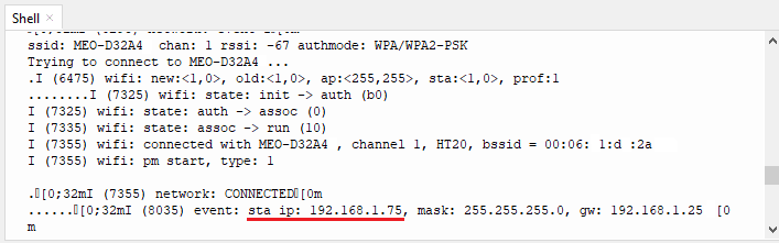 IP-адрес ESP32 Station -- WiFiManager MicroPython