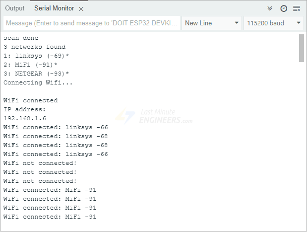 Подключение ESP32 к самой сильной сети Wi-Fi с использованием библиотеки WiFiMulti