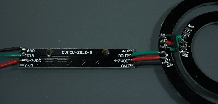 WS2812B NeoPixel подключение последовательно