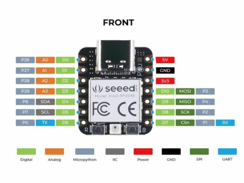 схема контактов распиновка Xiao RP2040