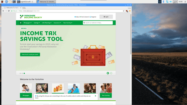 Банковские операции на вашем Pi